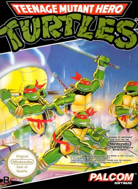 Teenage Mutant Hero Turtles (Europe) (Virtual Console) box cover front